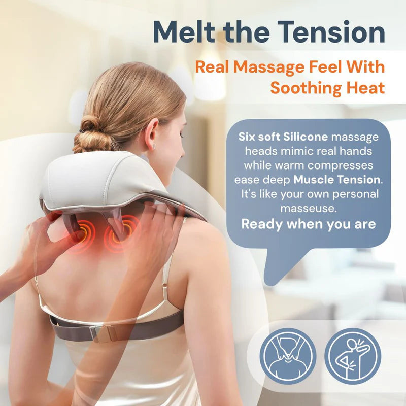 Neck & Shoulder Massager with Soothing Heat