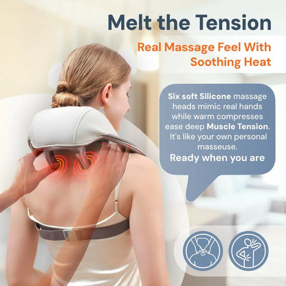 Neck & Shoulder Massager with Soothing Heat