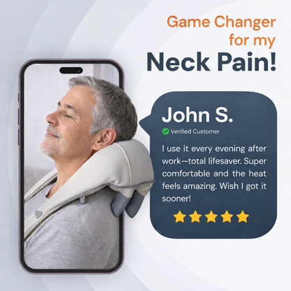 Neck & Shoulder Massager with Soothing Heat