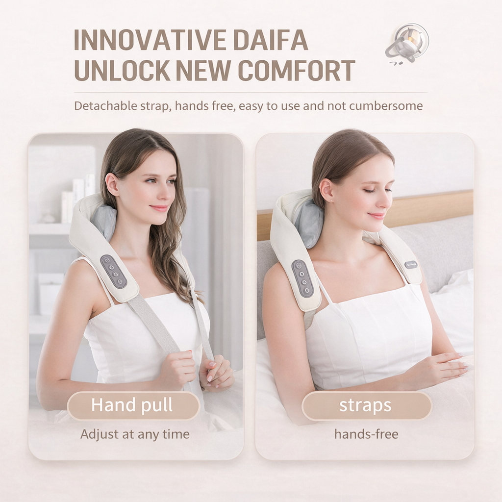 Neck & Shoulder Massager with Soothing Heat