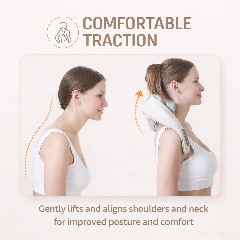 Neck & Shoulder Massager with Soothing Heat